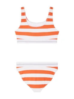 Tommy Hilfiger Original Stripe Bralette Bikinisæt, , 140-152 cm-Børn Badetøj