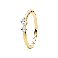 Clearance Ovale Due Ring, , 54 Dame Ringe