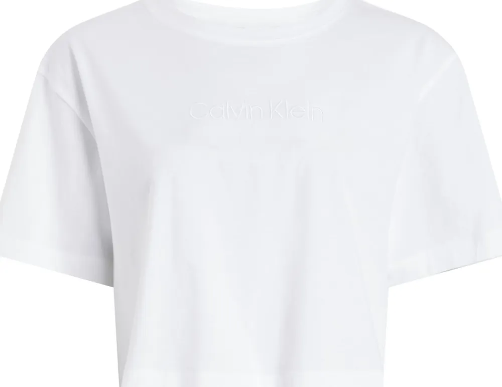 Calvin Klein Oversized Crop T-shirt, , M-Dame Loungewear