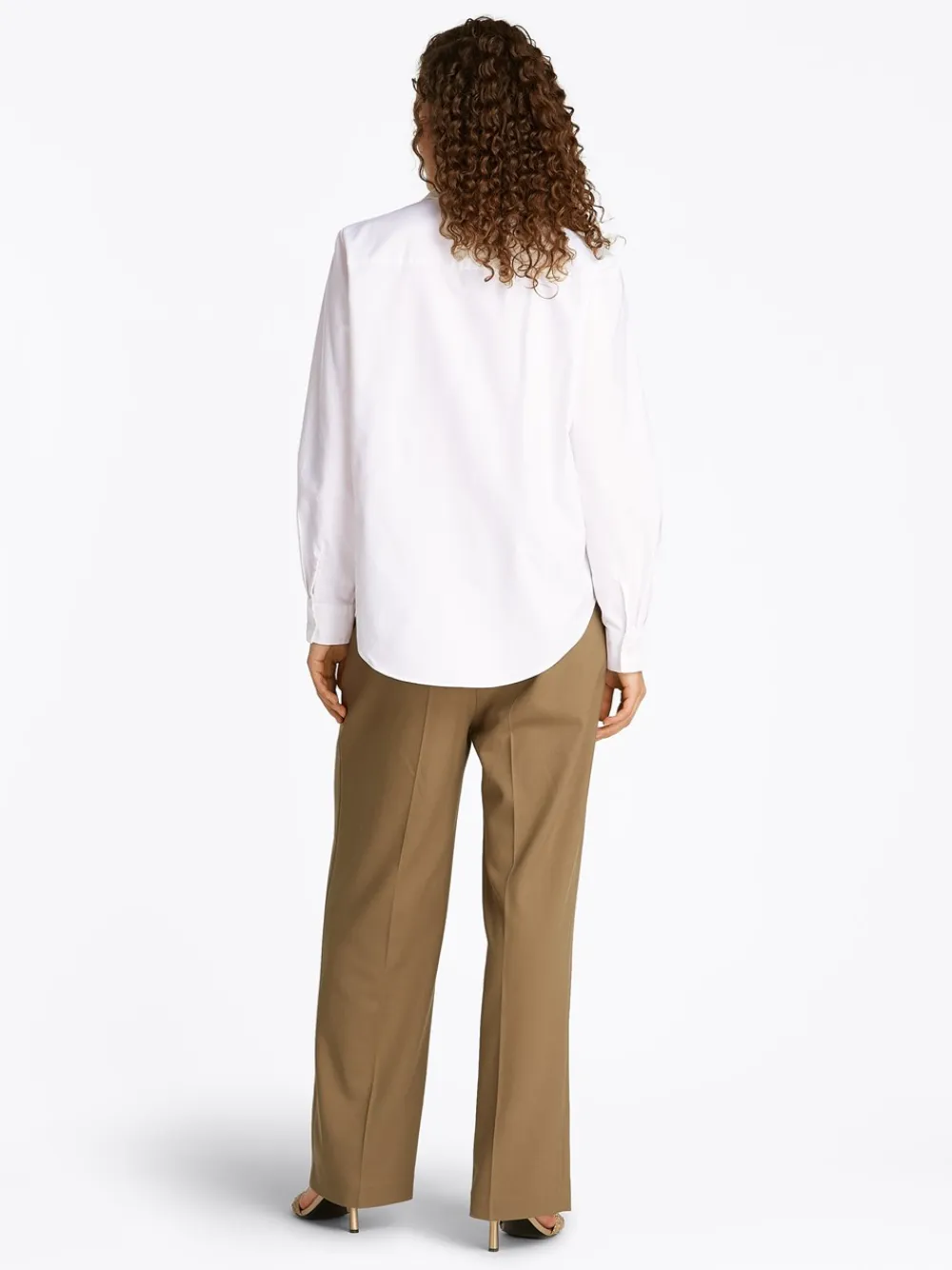 Tommy Hilfiger Oxford Relaxed Fit Skjorte, , 38-Dame Bluser & Skjorter