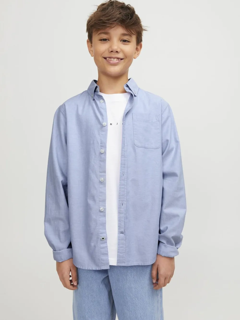 Jack & Jones Junior Oxford Skjorte, , 140 cm-Børn Skjorter