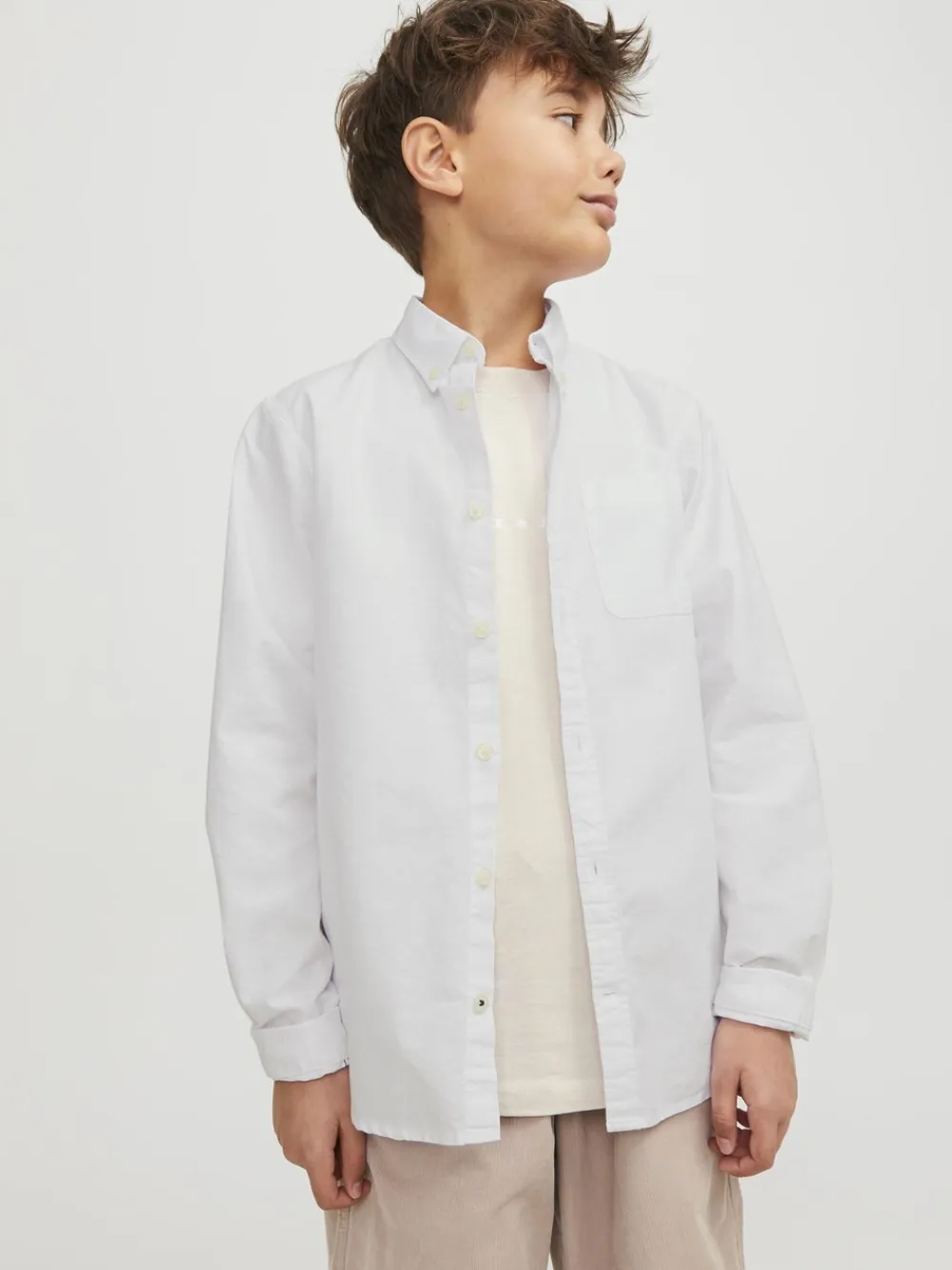 Outlet Oxford Skjorte, , 128 cm Børn Skjorter