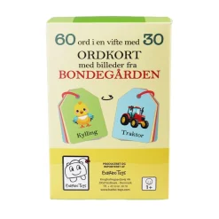 New På Bondegården Ordkort Børn Babylegetøj