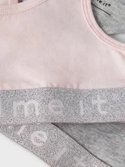 2-pak Bralette, , 116 cm Børn Undertøj & Nattøj