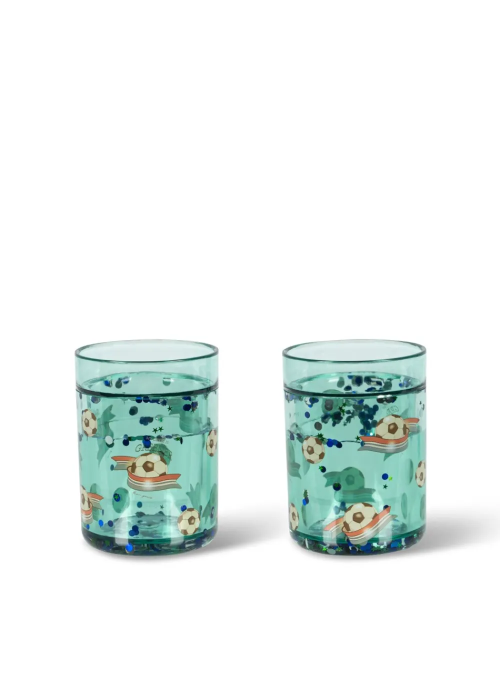 Discount 2-pak Glitterkopper, Børn Børneservice