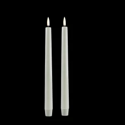Hot 2-pak LED Kronelys Lysestager & Lys|Led Lys