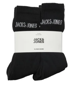 Jack & Jones Junior 10-pak Tennissokker, , 33-37-Børn Sokker & Strømper