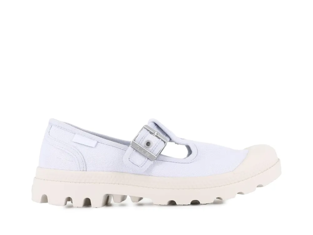 Palladium Pampa Mary-Jane Washed Sko, , 39-Dame Flade Sko