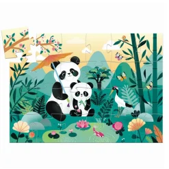 Djeco Panda Silhuetpuslespil, 24 Brikker-Børn Spil & Puslespil