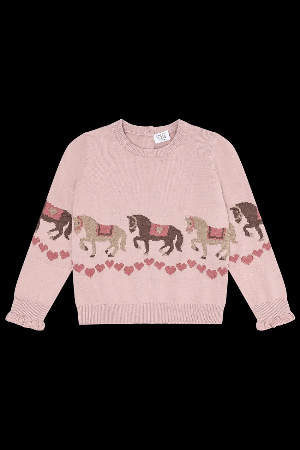 Hust & Claire Pani Horse Trøje, , 110 cm-Børn Strik & Sweatshirts