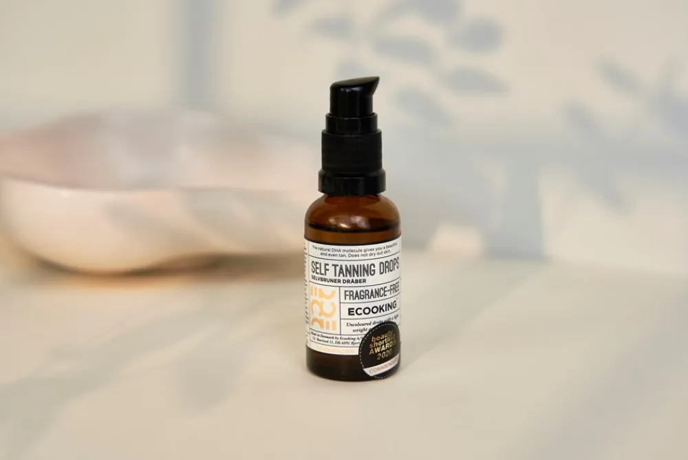 Ecooking Parfumefri Selvbruner Drops, 30 ml- Kropspleje|Ansigtspleje