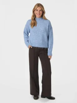 Neo Noir Paulina Fluffy Knit Striktrøje, , 38-Dame Strik & Sweatshirts
