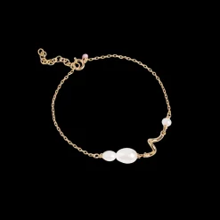 ENAMEL Copenhagen Pearlie Twist Armbånd, , 15+3 cm-Dame Armbånd