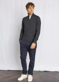 Bruun & Stengade Pelle Regular Fit Striktrøje, , XL- Strik