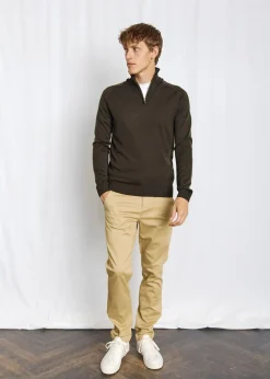 Bruun & Stengade Pelle Regular Fit Striktrøje, , XL- Strik