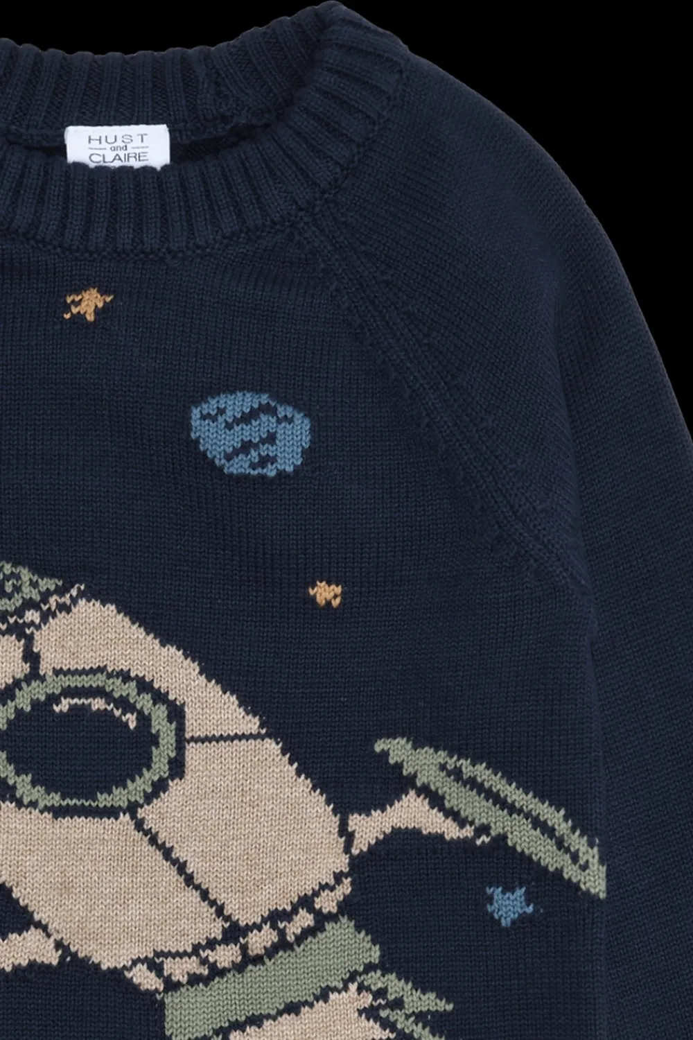 Best Pelle Rocket Striktrøje, , 104 cm Børn Strik & Sweatshirts