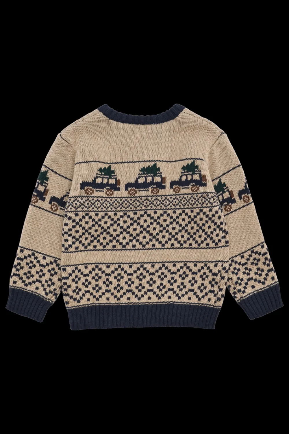 New Pelle Strik, , 122 cm Børn Strik & Sweatshirts