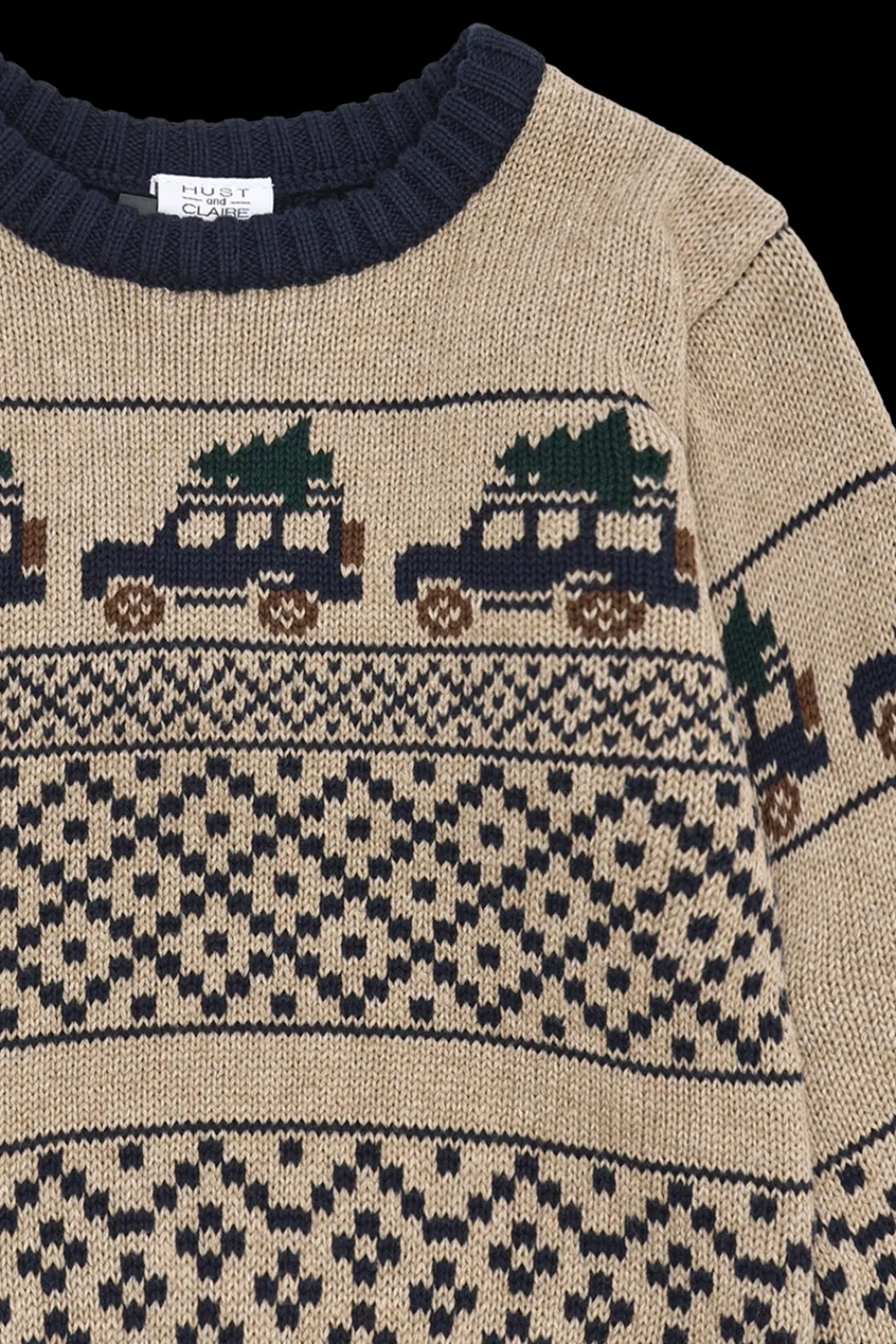 New Pelle Strik, , 122 cm Børn Strik & Sweatshirts