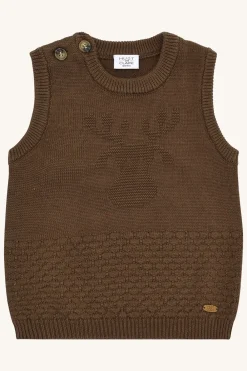 New Perry Vest, , 92 cm Børn Strik & Sweatshirts