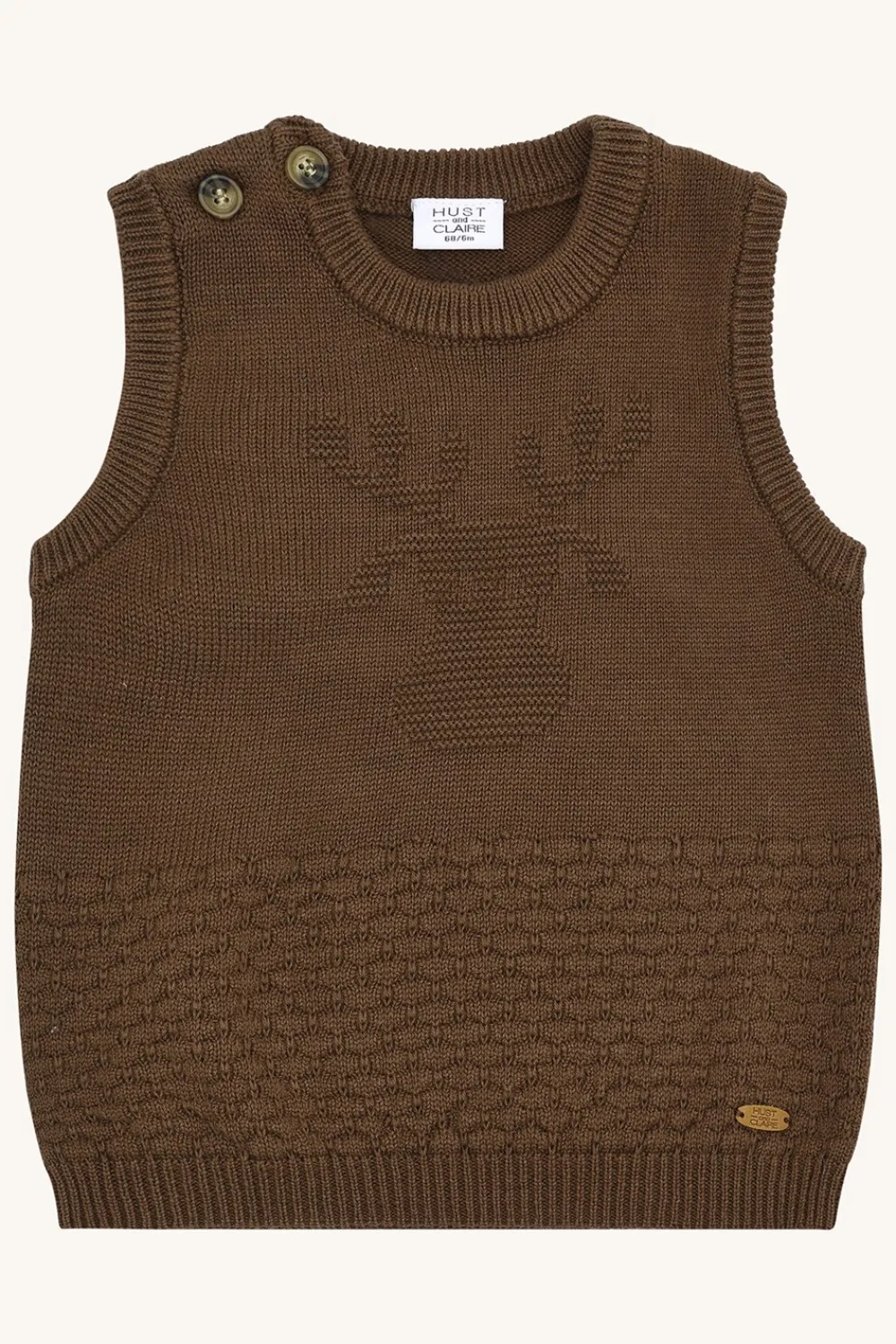 New Perry Vest, , 92 cm Børn Strik & Sweatshirts
