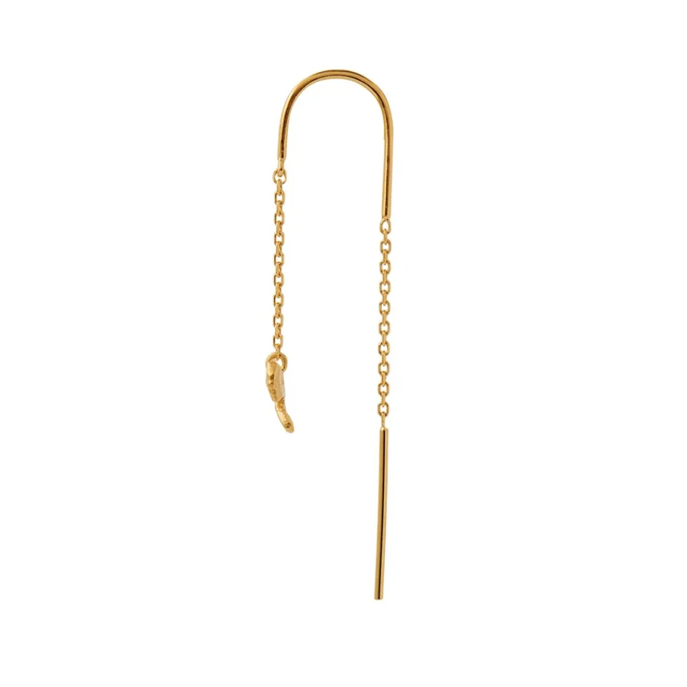 Discount Petit Bow Double Chain Ørering, Dame Øreringe