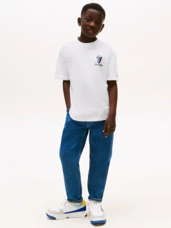 Photo Print Slub T-shirt, , 152 cm Børn T-Shirts & Toppe
