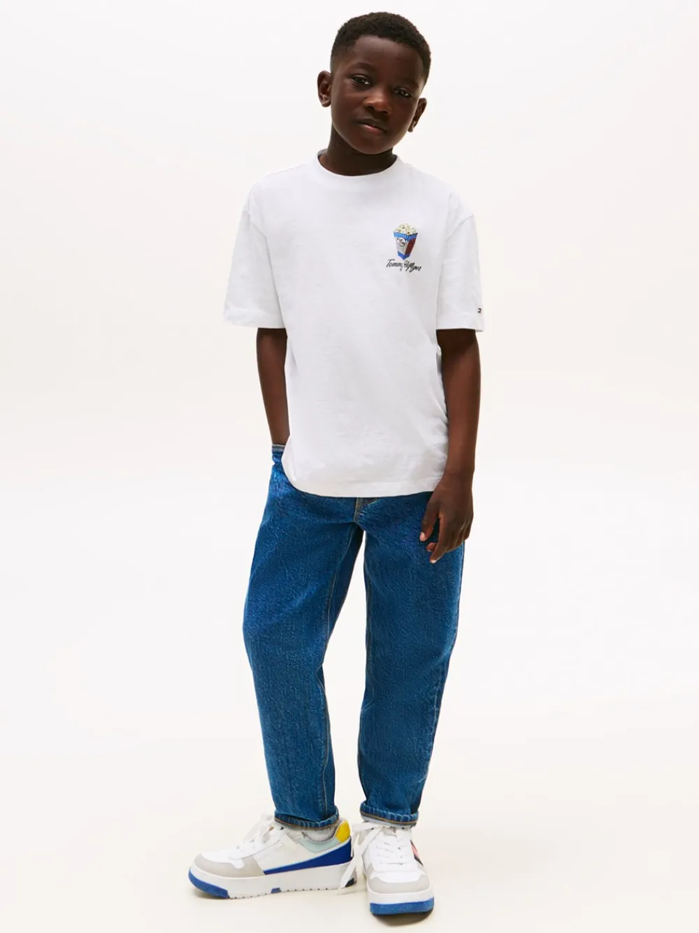 Photo Print Slub T-shirt, , 152 cm Børn T-Shirts & Toppe