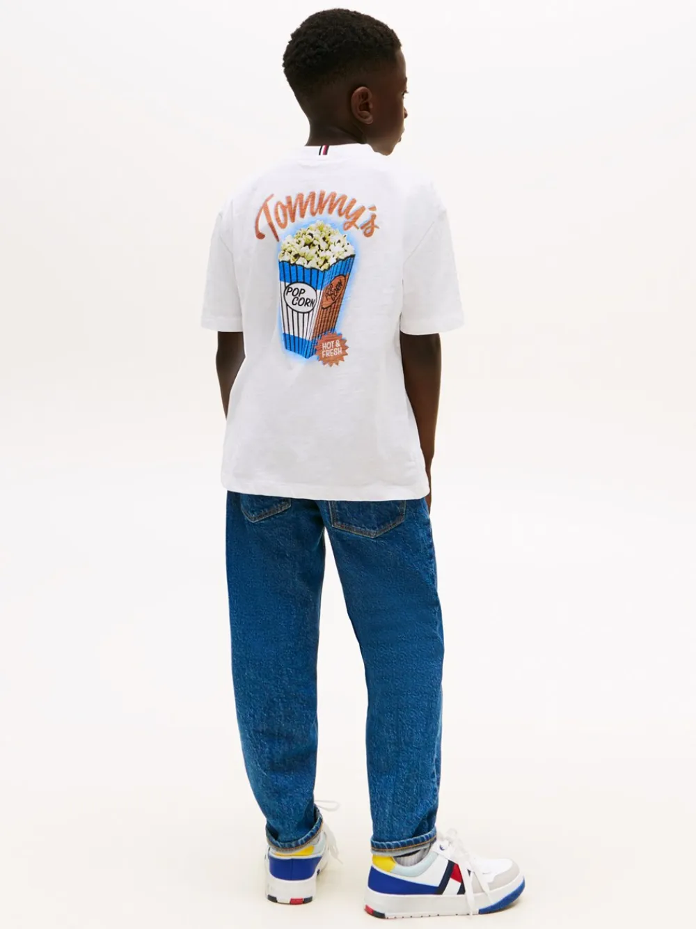 Photo Print Slub T-shirt, , 152 cm Børn T-Shirts & Toppe