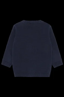 Hust & Claire Pilou Strong Man Striktrøje, , 86 cm-Børn Strik & Sweatshirts
