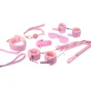 Baseks Pink Fluffy Bondagesæt- Sexlegetøj