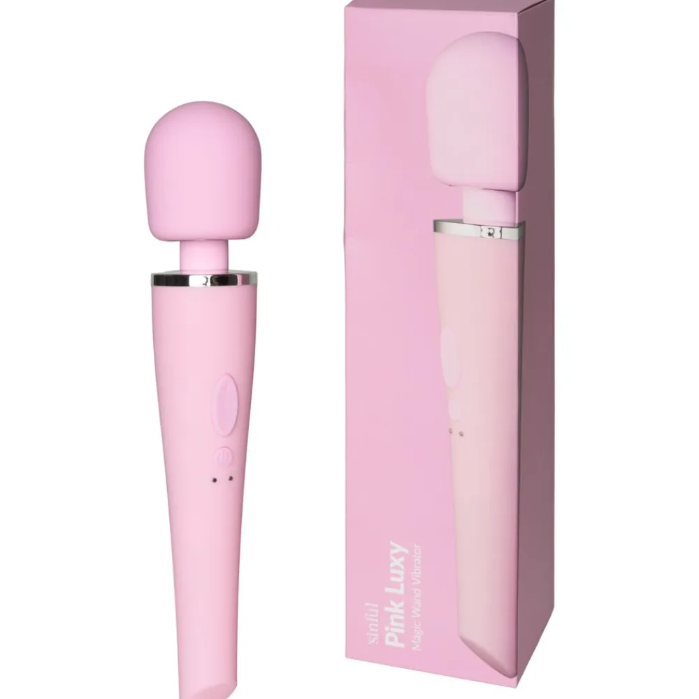 Sinful Pink Intens Magic Wand Vibrator- Sexlegetøj