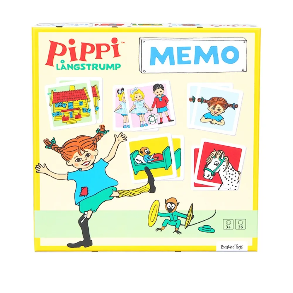 Astrid Lindgren Pippi Memo Vendespil-Børn Spil & Puslespil