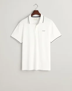 GANT Piqué Polo T-shirt, , XXL- T-Shirts & Poloer