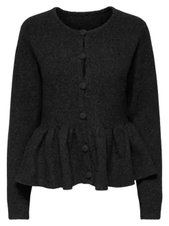 Piruet Peplum Cardigan, , XS Dame Cardigans
