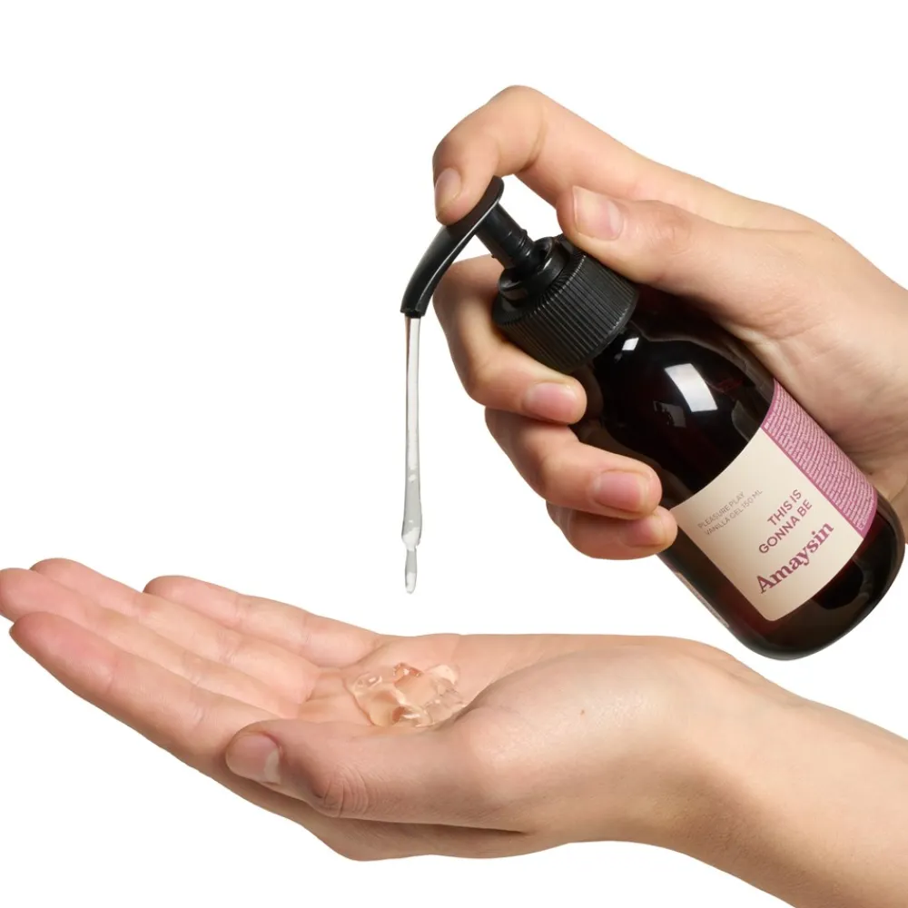 Clearance Pleasure Play Vanilje Gel, 140 ml Tilbehør|Glidecreme & Kondomer