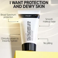 Discount Polyglutamic Acid Dewy Sunscreen, , 50 ml Solbeskyttelse