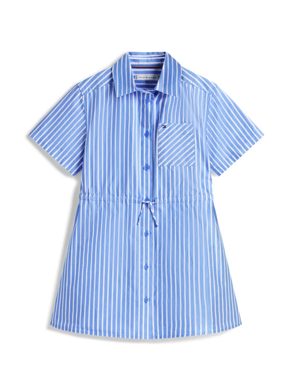 Best Poplin Stripes Shirt Dress, , 164 cm Børn Kjoler