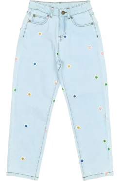 THE NEW Porscha Mom Fit Jeans, , 110-116 cm-Børn Jeans
