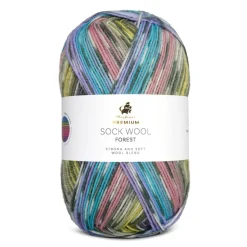 Online Premium Sock Wool Forest Garn, , 100 g Garn