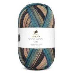 Outlet Premium Sock Wool Lake Garn, , 100 g Garn