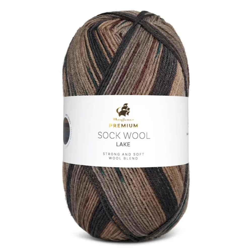 Mayflower Premium Sock Wool Lake Garn, , 100 g- Garn