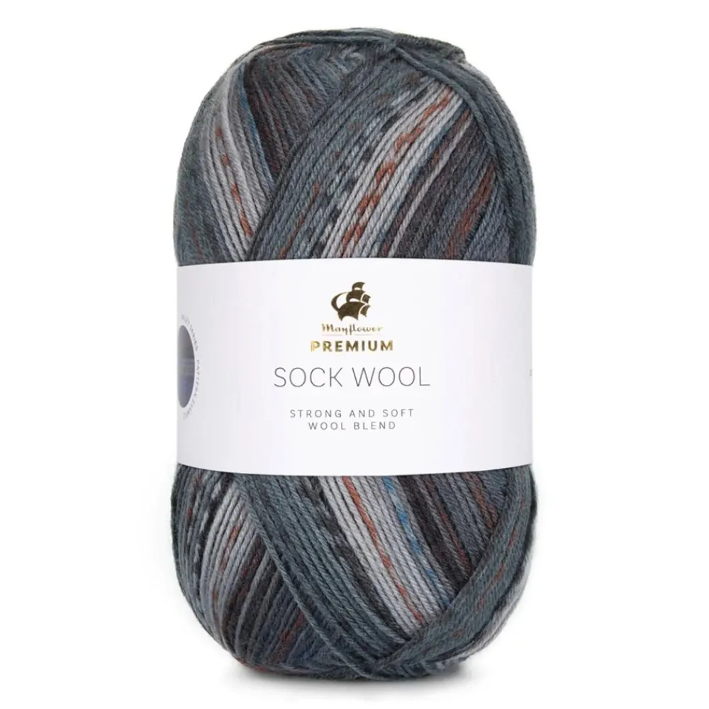 Mayflower Premium Sock Wool Valley Garn, , 100 g- Garn