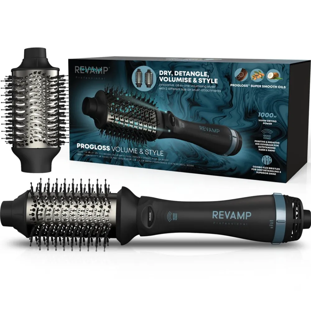 Revamp Progloss Hot Brush Multistyler- Skarp Pris|Styling Tools