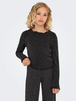 KIDS ONLY Queen Glitter Bluse, , 158-164 cm-Børn Bluser