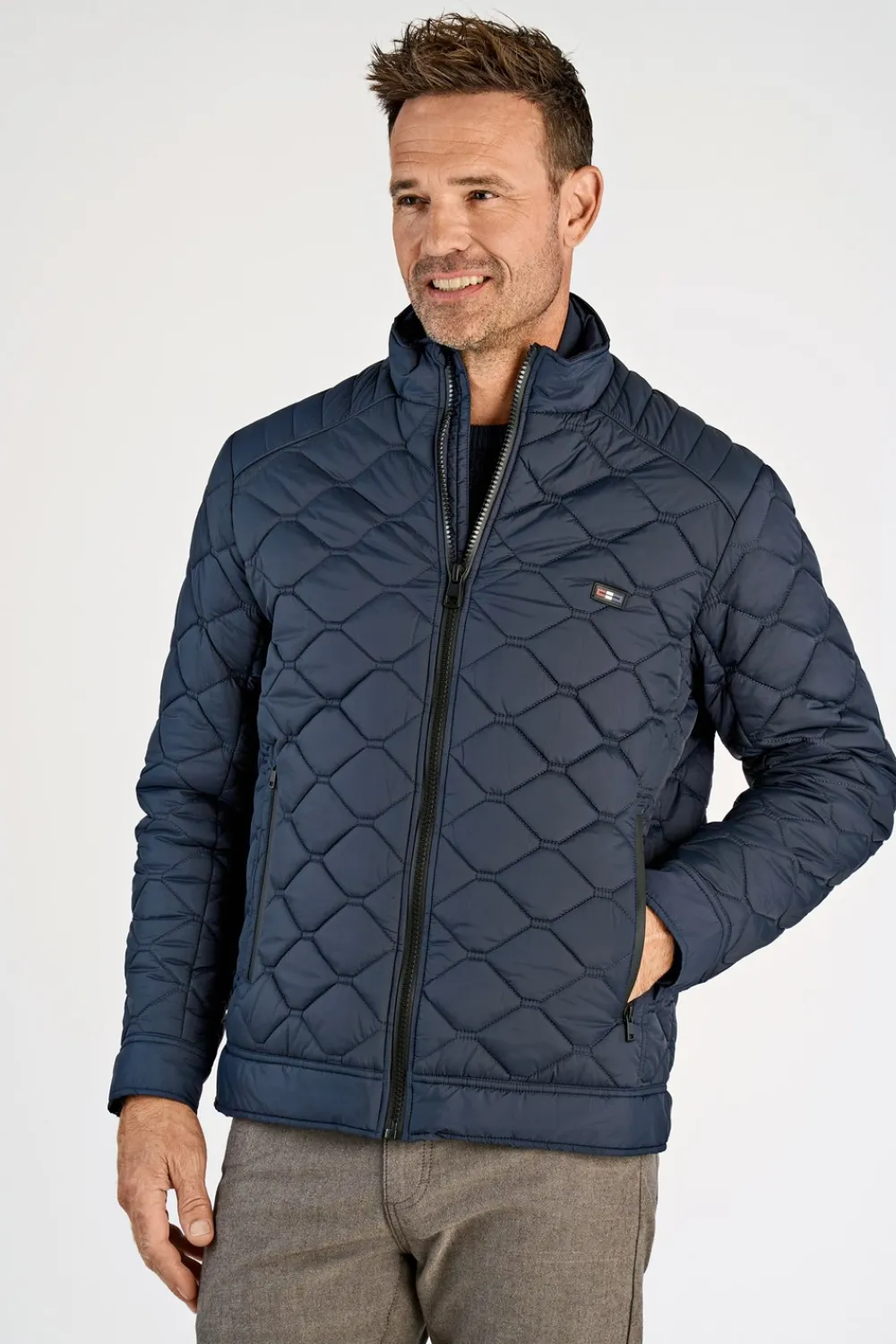 Hot Quilted Biker Jakke, , 3XL Jakker & Frakker