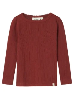Lil' Atelier Rachel Langærmet T-shirt, , 116 cm-Børn T-Shirts & Toppe