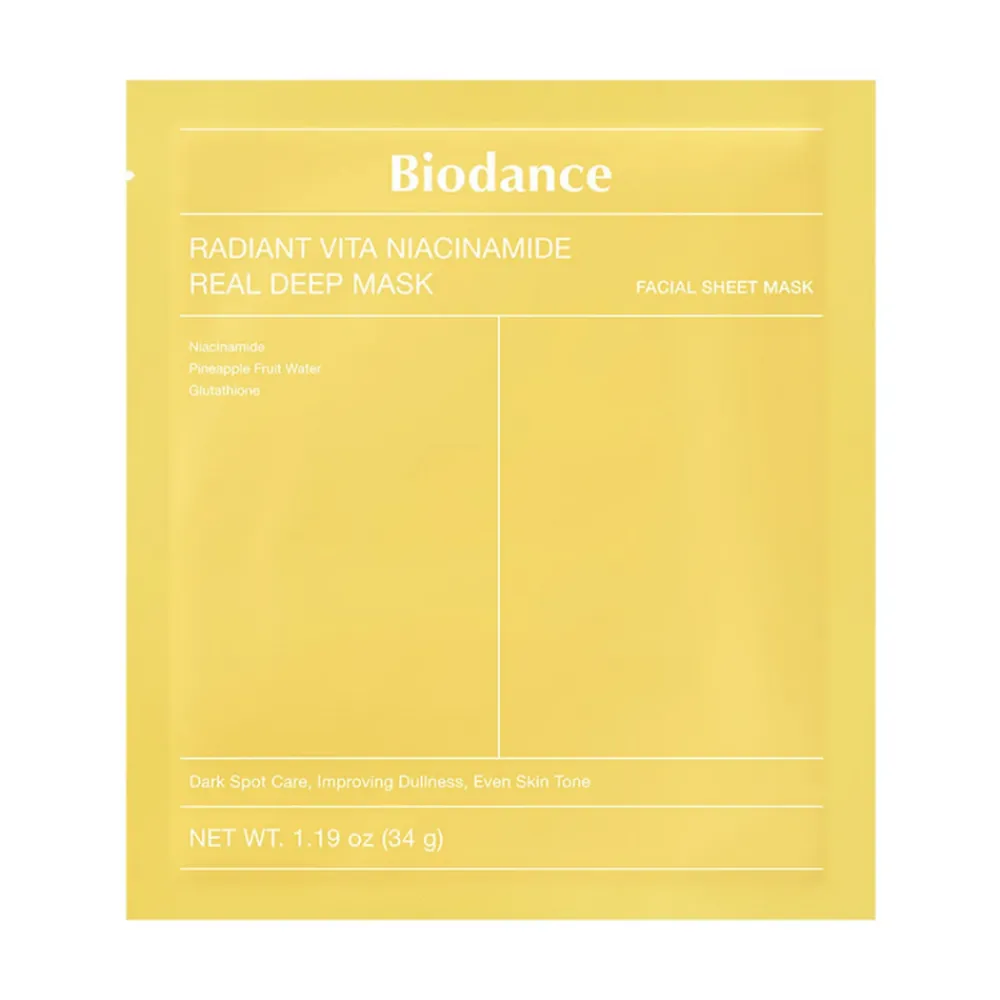 Hot Radiant Vita Niacinamide Real Deep Mask, 1 stk Hudpleje