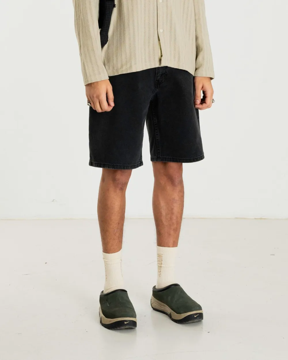 Woodbird Rami Crow Shorts, , 28- Shorts