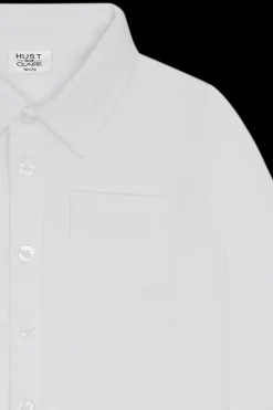 Outlet Ravn Solid Skjorte, , 128 cm Børn Skjorter