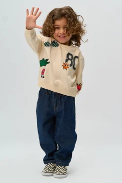 THE NEW Raymond Oversize Sweatshirt, , 98 cm-Børn Strik & Sweatshirts